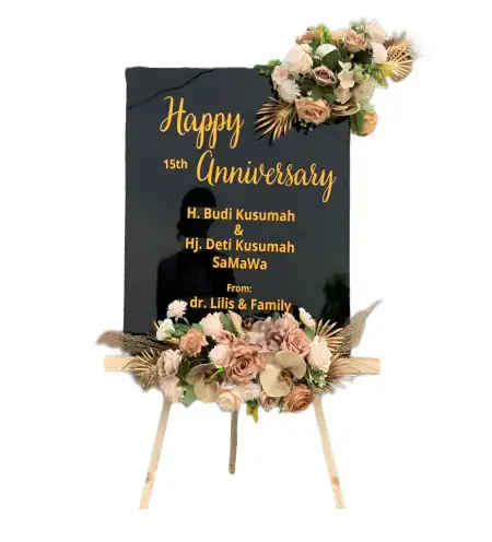 Papan Bunga Akrilik Krakahan